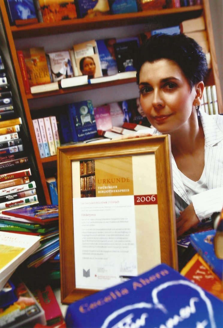Urkunde Thüringer Bibliothekspreis 2006