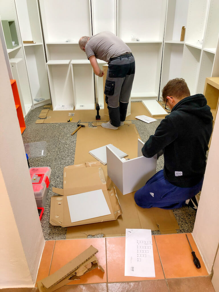 Umbau Gemeindebibliothek Dillstädt 2023 Bild 6